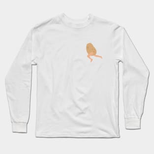 Potato with Legs | Cute | Weird | High Quality | Gift | Minimalist Long Sleeve T-Shirt